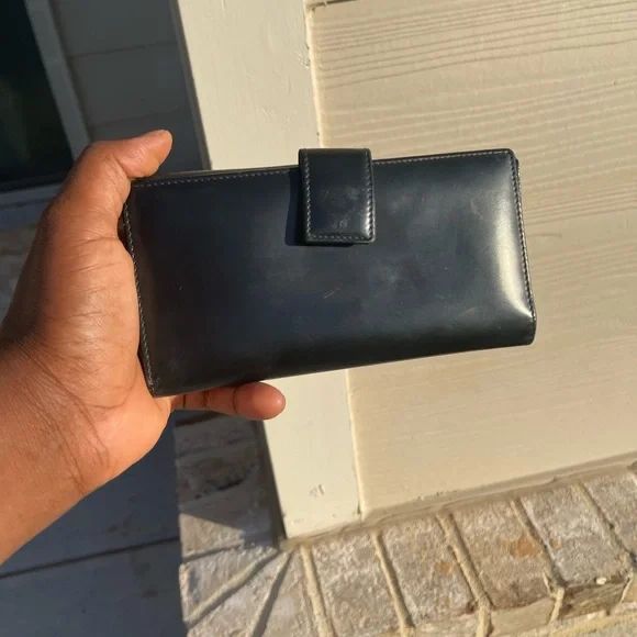 Authentic Gucci Long Wallet Black leather - Picture 6 of 9